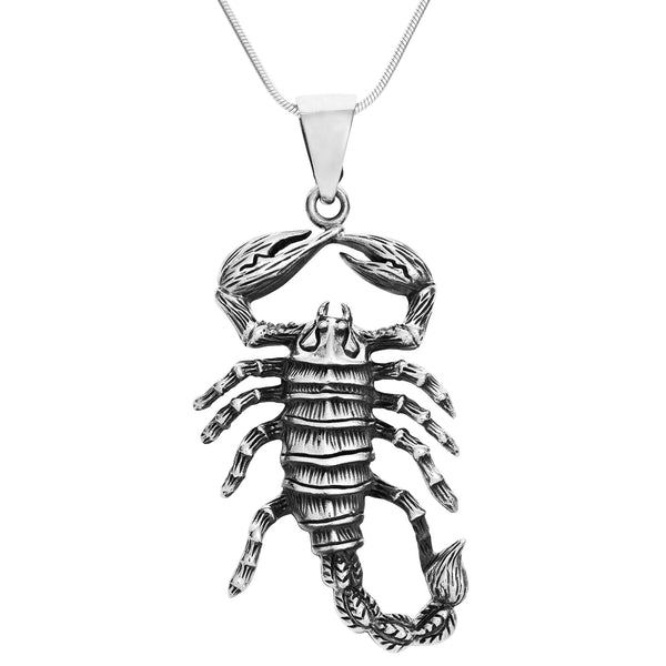 scorpion pendant necklace for men