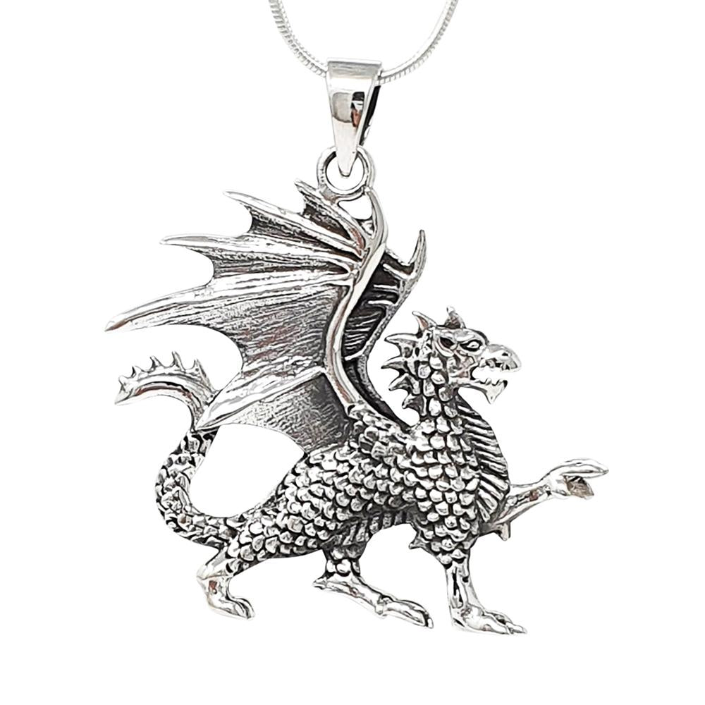 Silver Dragon Pendant newest 925