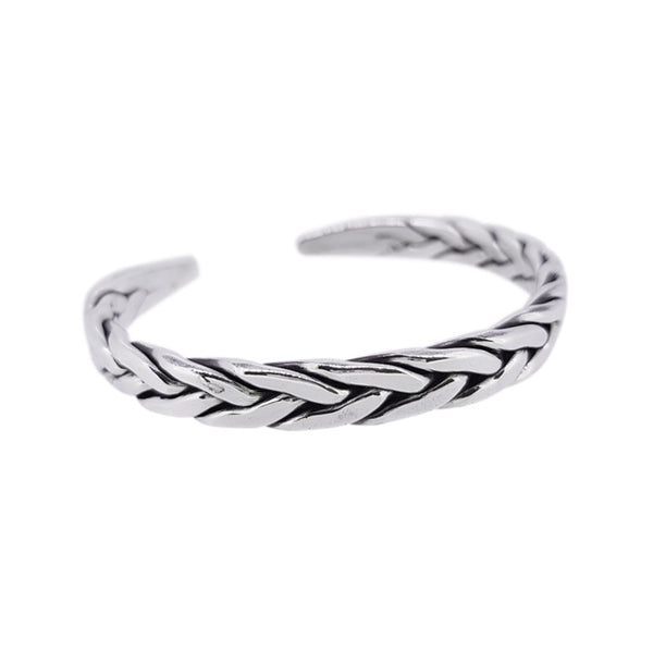 sterling silver bangle braided for men and women