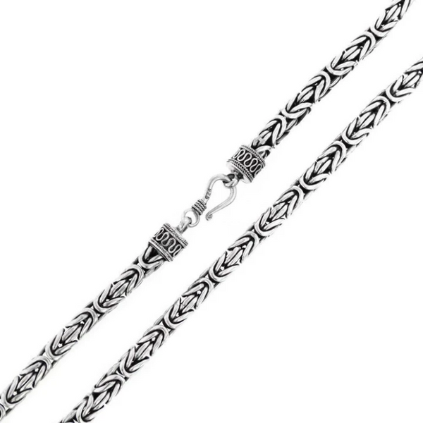 Bali sterling silver chain for men and women