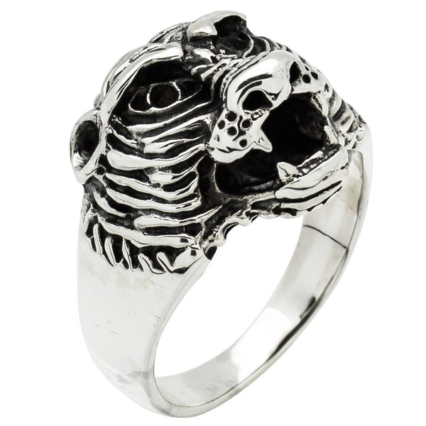  silver cheetah ring