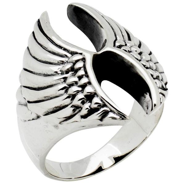 silver Eagle Wings ring