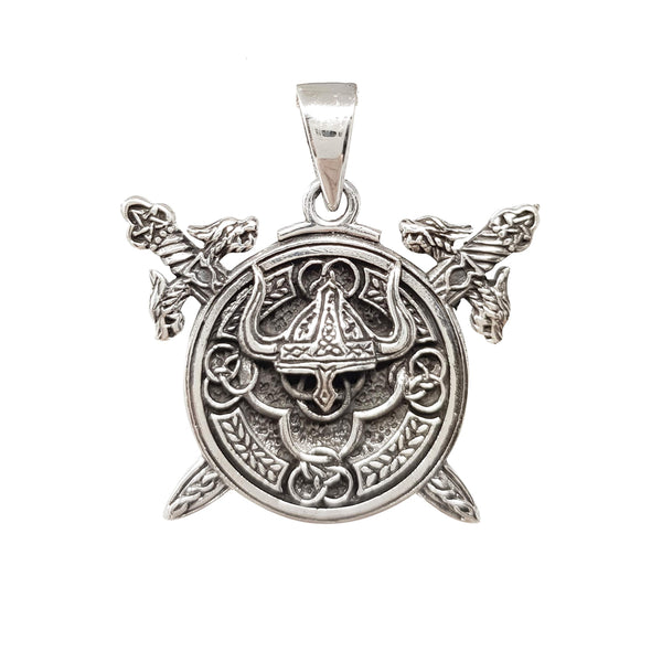 Viking silver pendant for men women