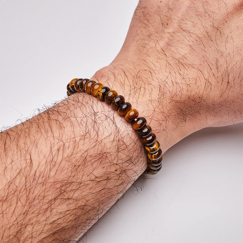 8mm Tigers Eye Bracelet for men