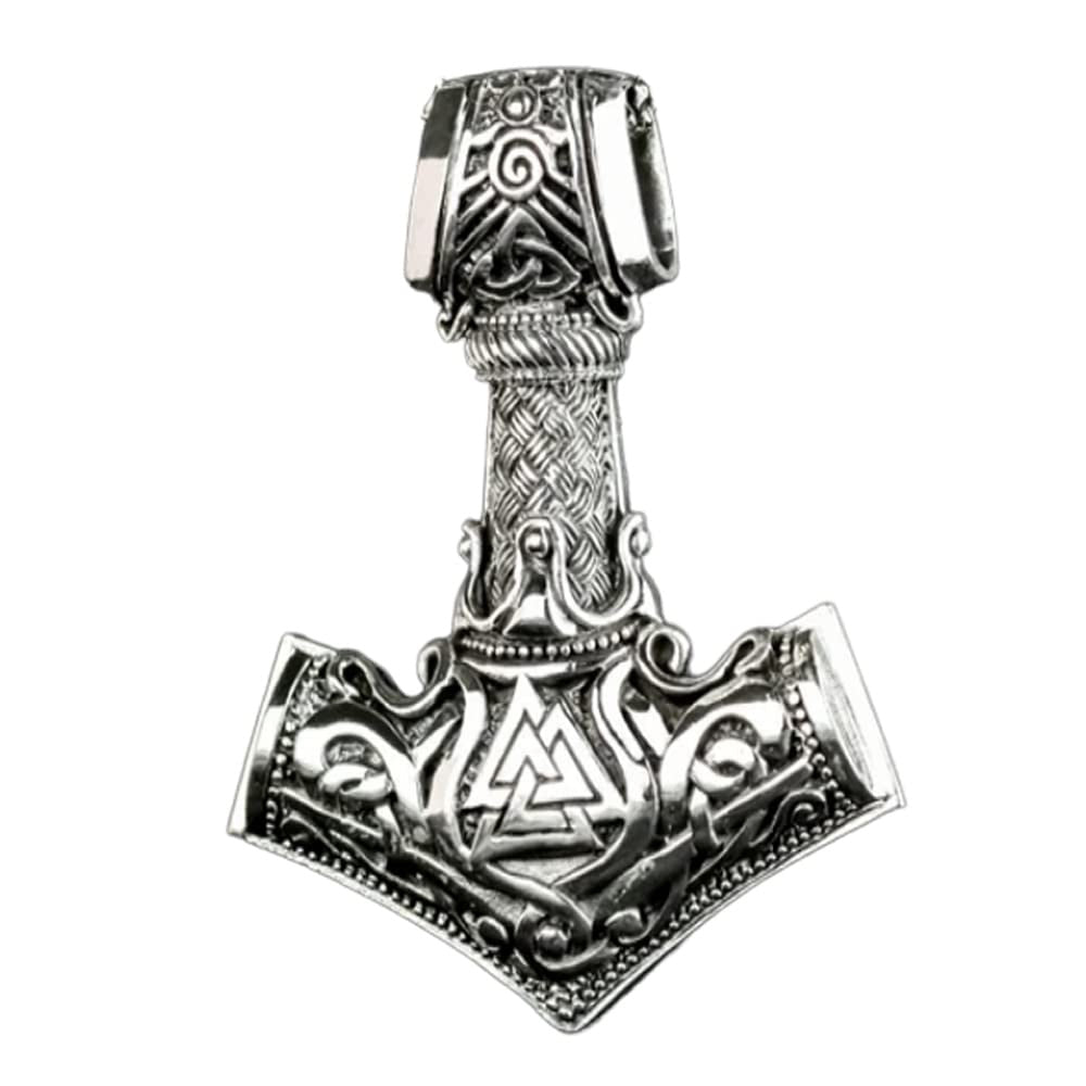 925 Sterling Silver Amulet Thor Hammer Pendant