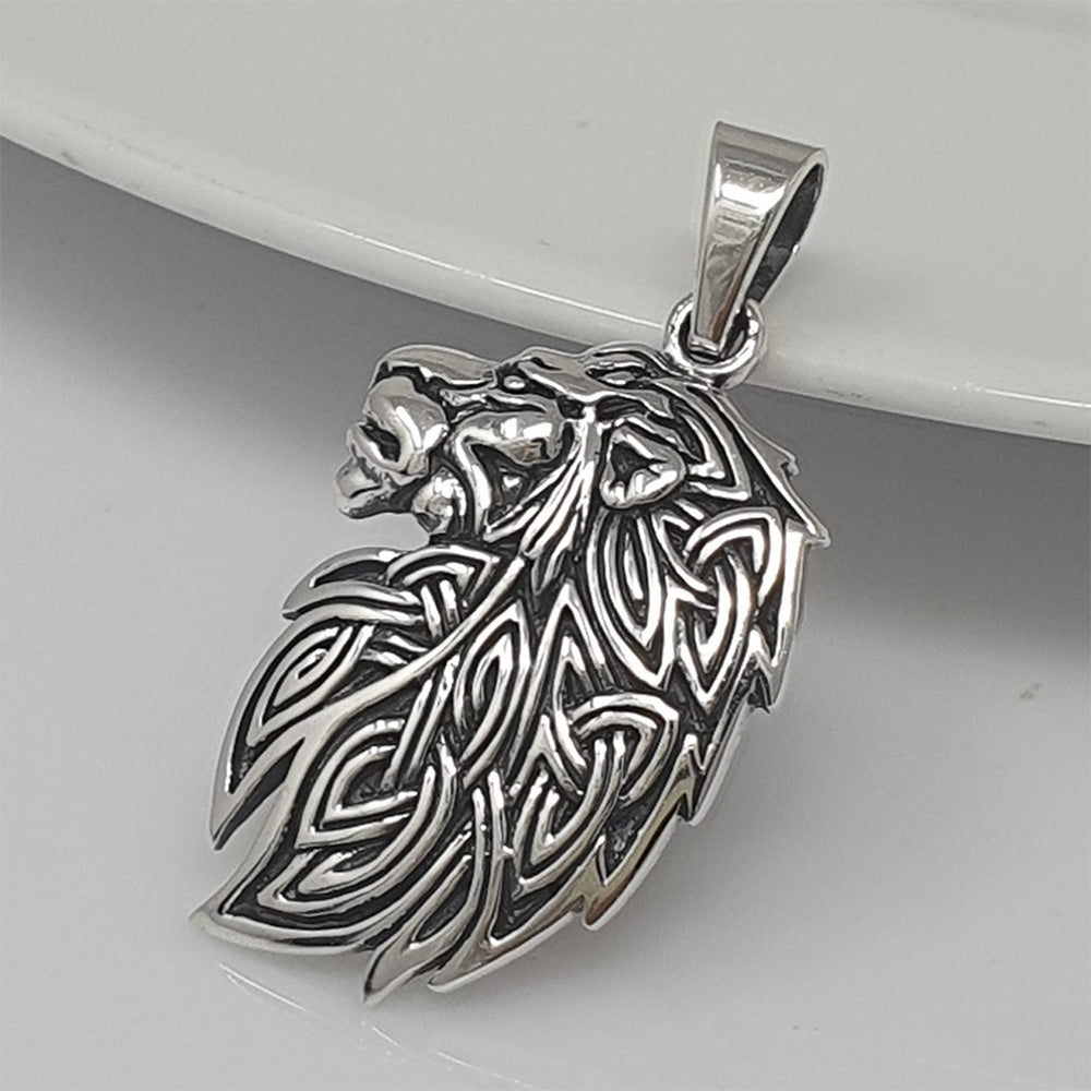 925 Sterling Silver Lion Pendant