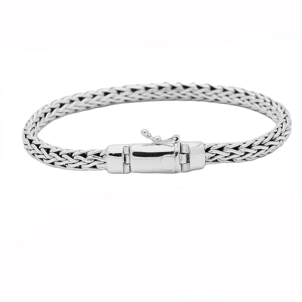 Men's 925 Sterling Silver Chain Bracelet