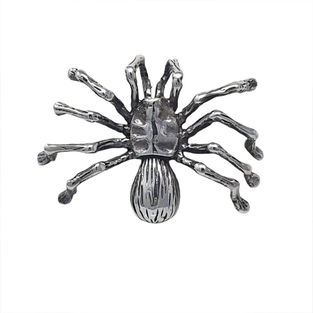 Men's Large 925 Sterling Silver Spider Pendant