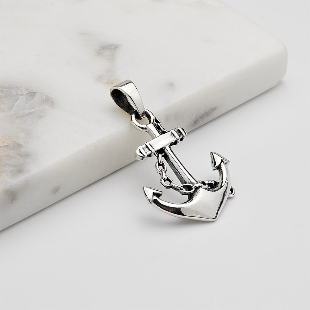 925 Silver Anchor Pendant