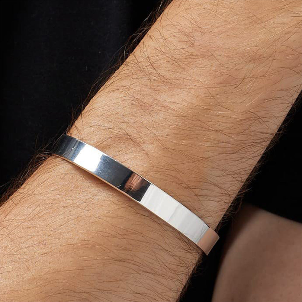 Plain Simple Silver Bangle