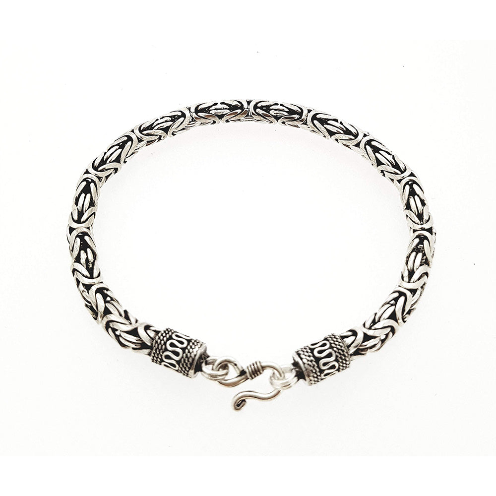 Men's 925 Sterling Silver Chain Bracelets