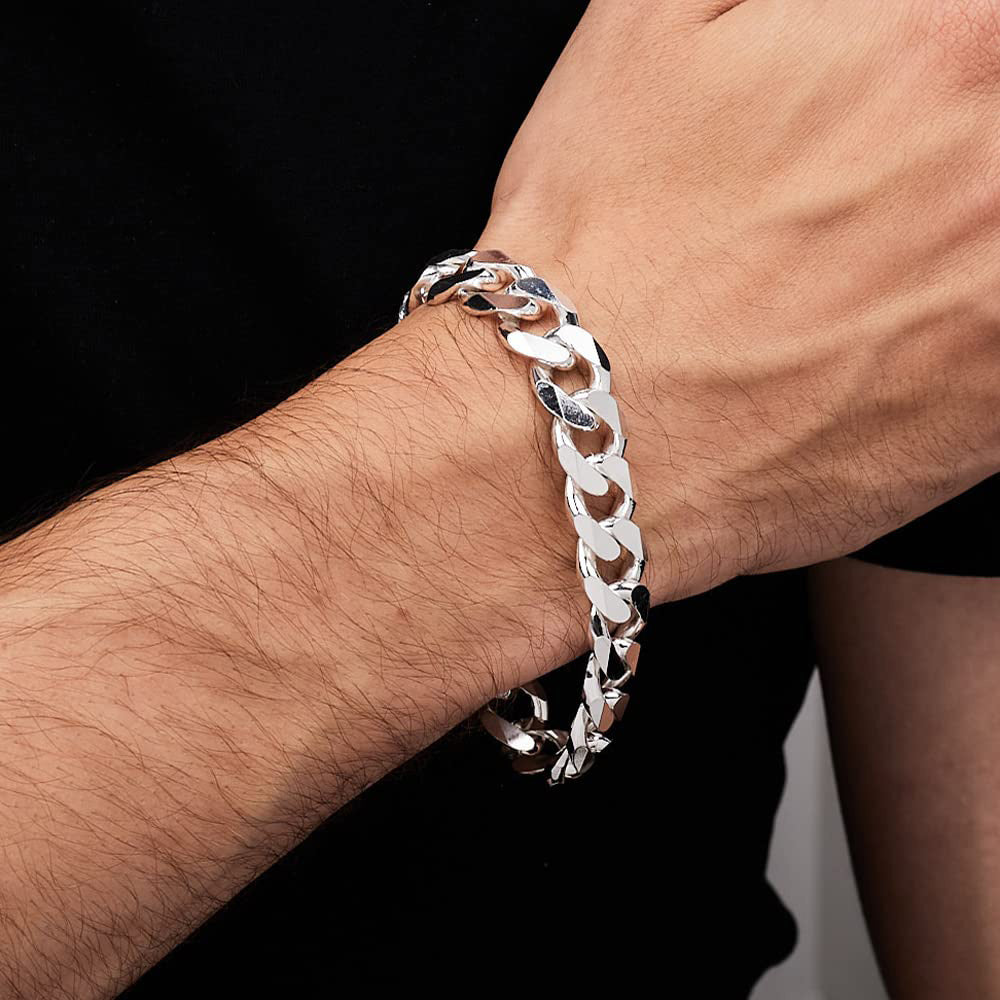 Men's Super Heavy Curb Chain Bracelet