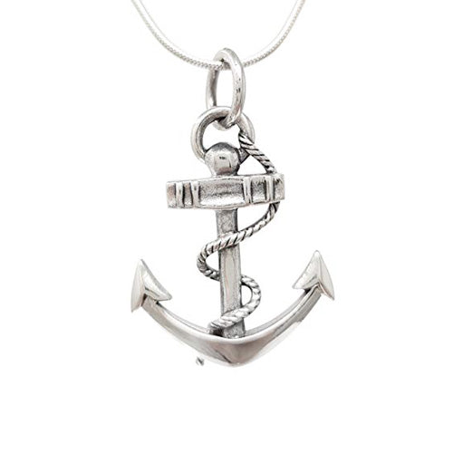 Sterling Silver Anchor Pendant