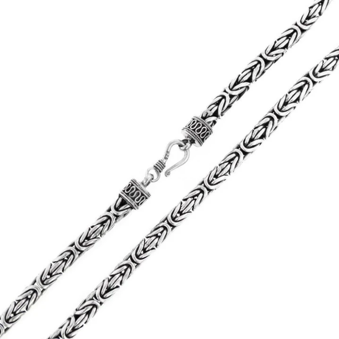 Bali sterling silver chain for men and women