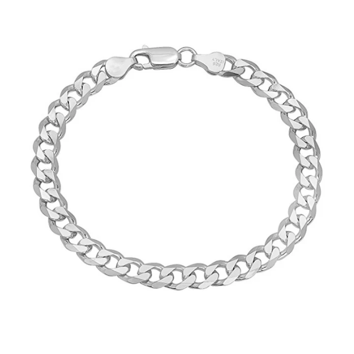 Silver bracelet 2025 for men png