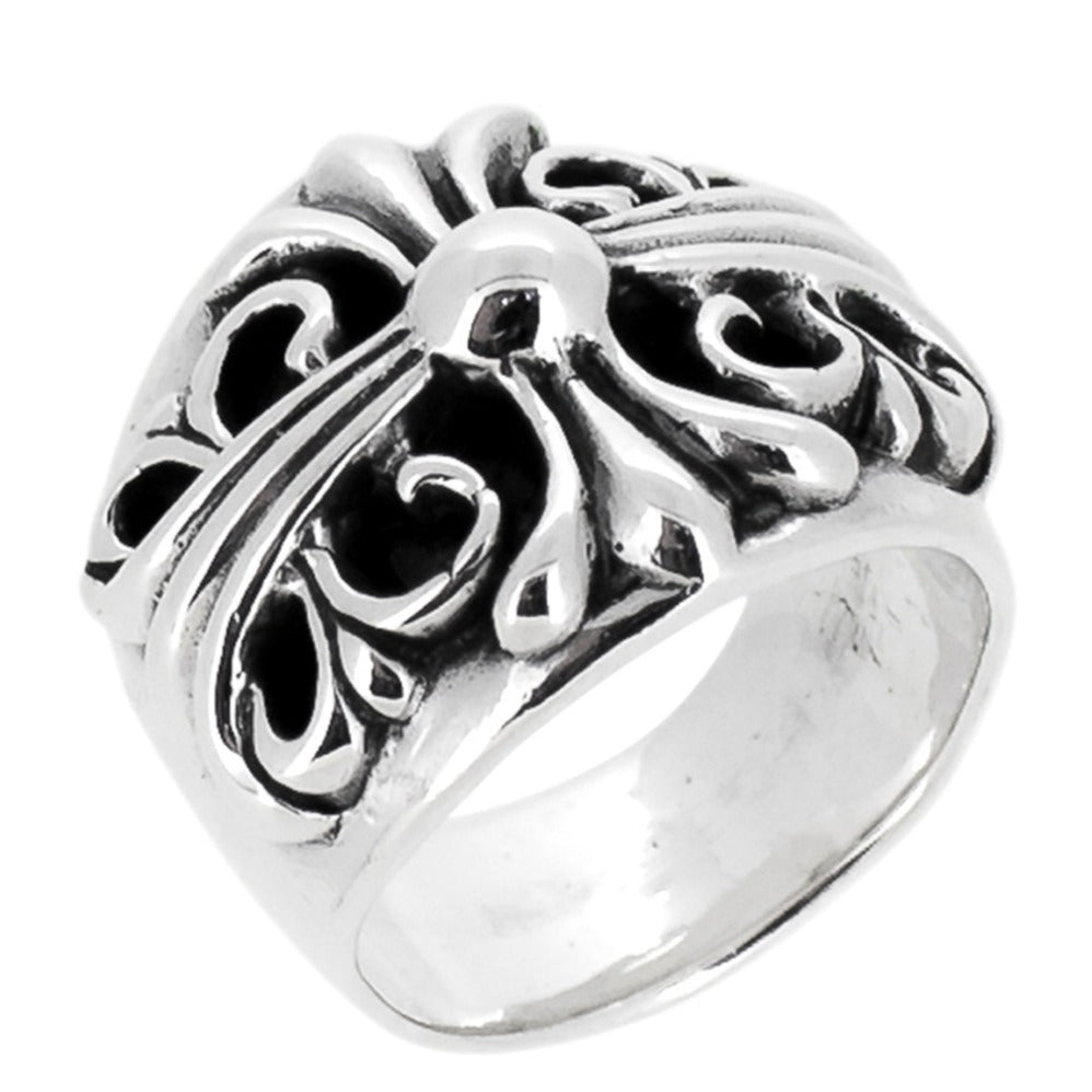 sterling silver heavy set Celtic design ring for men and women